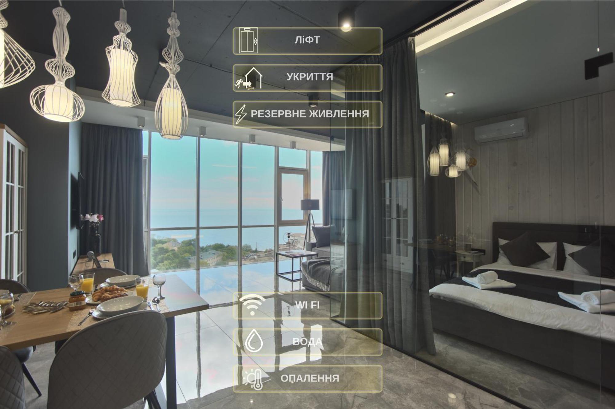 Gagarin Plaza Luxury Sea View Apartments Odessa Exteriör bild